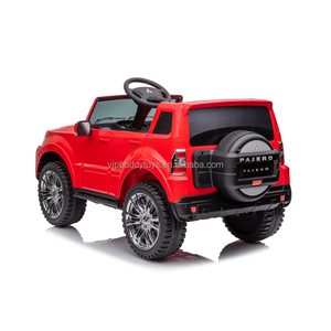 Mitsubishi Pajero unisex เด็กชายนั่งบนรถ SUV ใหม่ได้รับใบอนุญาตรถยนต์เด็กไฟฟ้าสี่ล้อระงับการควบคุมระยะไกลทำจากพลาสติก - Product Image 4