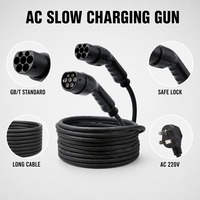 Pistolet de charge lente CA GB/T pour borne de recharge State Grid, câble long, connecteur de charge VE de remplacement pour BYD