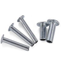 Rivet semi-tubulaire à tête cylindrique, finition polie, en acier inoxydable SS SUS AISI ANSI 304 316 316L A2 A4 70 80, 4mm 5mm 6mm, DIN6791