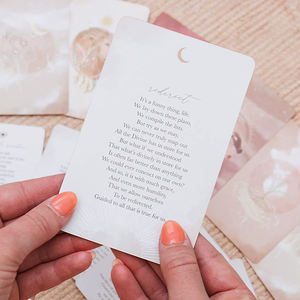 Cartes <span class=keywords><strong>de</strong></span> <span class=keywords><strong>jeu</strong></span> <span class=keywords><strong>de</strong></span> guérison <span class=keywords><strong>de</strong></span> l'humeur apaisante imprimées sur mesure <span class=keywords><strong>de</strong></span> haute qualité avec une feuille <span class=keywords><strong>d</strong></span>'or Cartes <span class=keywords><strong>d</strong></span>'autodétermination féminine - Product Image 5