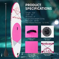 Tissu à double paroi DWF Durable Stand Up Paddle Board Gonflable Sup Board Paddleboard Pour Surf Avec Siège Kayak
