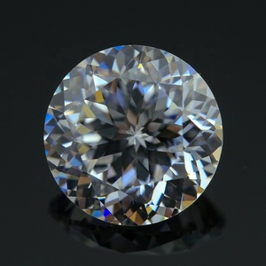 Gema suelta de circonia cúbica colorida, joyería redonda sintética de gran tamaño de 50mm de alta calidad - Product Image 5