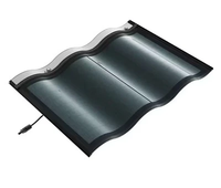 Panneau solaire en forme de tuile 56W 18V 799*450mm, kit de tuiles solaires pour toit