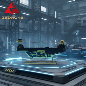 Беспилотная система ZSUAV Heavy-Lift Tandem для перевозки грузов до 300 кг, логистика, 4+ часа полета, 90 км/ч, максимальная скорость 145 км/ч, высота взлета 6500 м, карбоновое волокно - Product Image 1