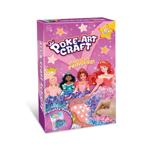 ชุดงานฝีมือ DIY เจ้าหญิงวิเศษ Poke-In Art สนุกสนานไร้ความยุ่งยาก ของตกแต่งตะกร้าอีสเตอร์ ของเล่นเสริมสร้างความคิดสร้างสรรค์และการเรียนรู้ Poke Art - Product Image 2