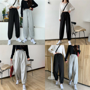 Spring and autumn 2026 new loose casual sports long <b>pants</b> elastic waist straight leg <b>pants</b> - Product Image 4