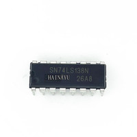 Hainayuic Livraison Rapide Électronique Circuit Intégré CI Commutateur/Codec/Multiplexeur de Signal DIP-16 74LS138 SN74LS138N