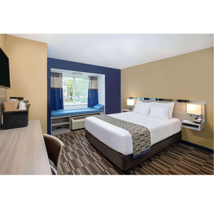 Shiyi ชุดเฟอร์นิเจอร์โรงแรมไมโครเทลและตู้โต๊ะเครื่องแป้งพร้อมอ่างล้างหน้าสำหรับห้องโรงแรมผู้ให้บริการครบวงจรสำหรับล็อบบี้โรงแรม - Product Image 1