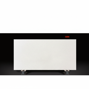 แผ่นควอตซ์สีขาวคริสตัลสไตล์โมเดิร์นราคาประหยัด หินเทียมสำหรับทำเคาน์เตอร์ครัว - Product Image 1