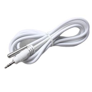 Cable blanco DS18B20 <span class=keywords><strong>3.5mm</strong></span> audio Jack sonda de temperatura - Product Image 2