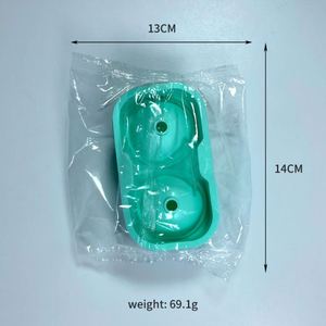 Moule à glaçons réutilisable en silicone pour whisky et cocktails, 2 cavités, qualité alimentaire, vente en gros - Product Image 5
