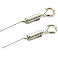 Passe-câble en laiton plaqué, Kits populaire de Suspension pneumatique pour panneaux/lampes linéaires, 30 pièces, pour intérieur
