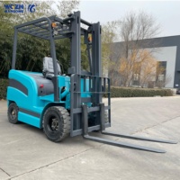 Chariot élévateur électrique économique WGZN 1,5 tonne, levée 3 m, système AC complet, pneus pleins, pile à combustible à hydrogène, mât à trois sections