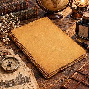Feuilles de papier aquarelle en coton en vrac avec bord festonné, papier texturé rugueux pour artistes, idéal pour la peinture, le dessin, l'illustration, l'écriture et l'art - Product Image 5