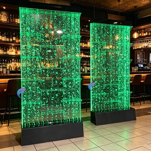 Fuente de agua LED moderna para interiores con estante para vinos integrado para discotecas, bares y diseño de interiores de catering. - Product Image 6