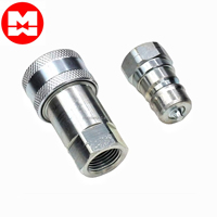 MAXIWORLD Raccord hydraulique à déconnexion rapide 3/8" NPT ISO 7241-A en acier pour tracteur