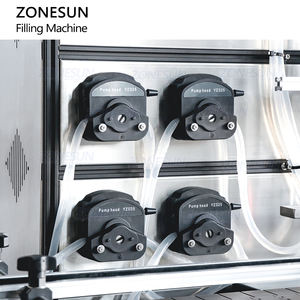 ZONESUN ZS-SVPP80C自動4ヘッドサーボモーターist動ポンプ定量液体充填機 - Product Image 4
