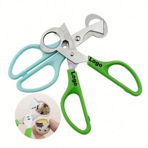Custom Logo Printed Quail Egg Scissor Bird Eggs Stainless Steel Blade Creative Cutter Opener <b>Kitchen</b> Clipper Egg <b>Shears</b> Tool - Product Image 1