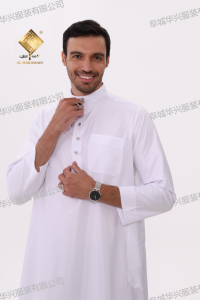 Al haramain เสื้อคลุมมุสลิมแบรนด์หรูสำหรับผู้ชายเสื้อผ้ามุสลิมแบบดั้งเดิมขนาดใหญ่ขายส่ง - Product Image 6