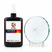 Colle de réparation de pare-brise en résine UV TJ-3001 transparente à faible viscosité pour vitres automobiles