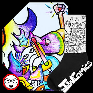 Calcetines de Dibujos Animados Wizard Fire, Talla Única, Transpirables y Cálidos, Tejidos en Nailon sin Costuras con Estampado Animal para Verano - Product Image 1