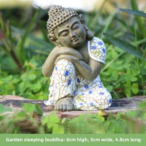 Statua di Buddha per Giardino Zen, Ornamento Paesaggistico, Decorazione Artistica, Scultura, Arredamento Estetico, Regalo Aziendale - Product Image 3
