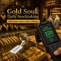 Etiqueta RFID UHF Impinj M830 para Joyería, Mini, Compatible con EPC Gen2 ISO 18000-6C, Resistente al Agua, para Inventario Diario de Oro y Barras de Oro