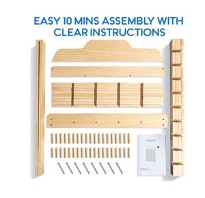 Đơn Lập Hoặc Treo Xe Kệ Đồ Chơi Bằng Gỗ Xe Hiển Thị Kệ Giữ 50 Xe Matchbox & Hot Bánh Xe Hiển Thị <span class=keywords><strong>Wall</strong></span> Mount - Product Image 5