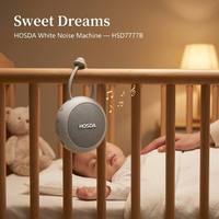 Machine à bruit blanc Highstar HSD7777B, veilleuse pour bébé, aide au sommeil, haut-parleur portable pour bébés et enfants