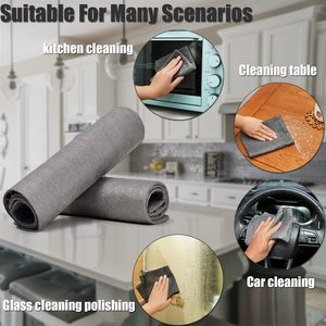 Asciugamani di vetro in <span class=keywords><strong>microfibra</strong></span> ispessiti senza striature per la finestra della cucina auto magico assorbente lasciare macchie in <span class=keywords><strong>microfibra</strong></span> <span class=keywords><strong>panni</strong></span> per la pulizia - Product Image 5