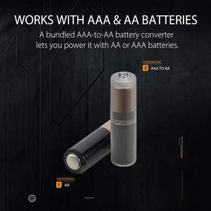    Souris de jeu Tuf M4 sans fil optique 12K Dpi 6 boutons programmables pour droitier noire rechargeable - Product Image 3