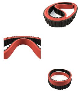 Customizable OEM Timing <b>Belt</b> with <b>Red</b> Rubber Coating 30mm Width 50 Teeth 1 Year Warranty - Product Image 2