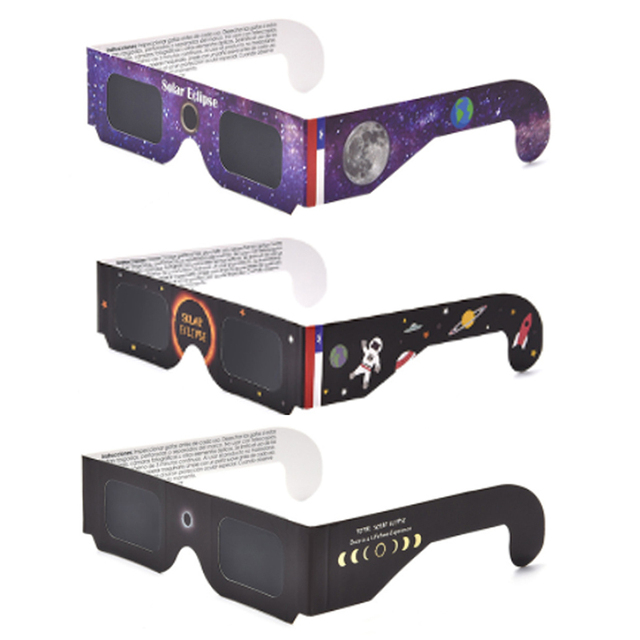DOISYER IOS Certified Solar Eclipse Glasses Customizable Plastic UV400 Lenses Wholesale Solar Eclipse Viewing Eyewear