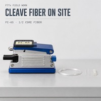 Alat Pemotong Serat Optik Fiber Cleaver FC-6S untuk Kabel 1-2 Core FTTH FTTX Instalasi Jaringan Penyambungan