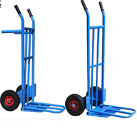 Chariot à main robuste à 2 roues, capacité de charge de 200 kg, adapté pour monter les escaliers ou les entrepôts