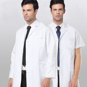 เสื้อกาวน์แพทย์แขนยาวสีขาวสำหรับผู้ชาย ผ้าทอ ชุดทำงานสำหรับแพทย์ พยาบาล นักศึกษา เสื้อผ้าสำหรับ<span class=keywords><strong>ทดลอง</strong></span>ในฤดูหนาวแบบหนา - Product Image 2