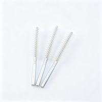 Brosse industrielle en nylon blanc, brosse à fil de nylon souple pour le nettoyage des surfaces, brosse de débavurage sans rayures pour pièces usinées