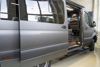 Marchepieds latéraux rétractables automatiques en alliage d'aluminium pour Mercedes-Benz Sprinter Vans 2018-2025
