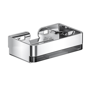 Jabonera Compacta <span class=keywords><strong>de</strong></span> Acero Inoxidable con Drenaje, Soporte <span class=keywords><strong>de</strong></span> Jabón Montado en Pared sin Taladro, Instalación con Tornillos, Ahorrador <span class=keywords><strong>de</strong></span> Jabón Metálico para <span class=keywords><strong>Ducha</strong></span> - Product Image 1