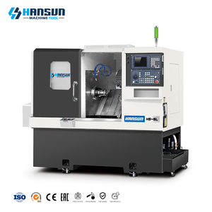 เครื่องกลึงซีเอ็นซีแบบเตียงเอียงขนาดกลาง HANSUN HS-5L ความแม่นยำสูง ระยะเคลื่อนที่ไกล แกนหมุนเดี่ยวขนาด 5 นิ้ว สำหรับงานโลหะ SynTEC - Product Image 1