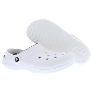 รองเท้า Crocs Classic Lined Clog รุ่น Unisex สีขาวเทา สวมใส่สบาย - Product Image 4