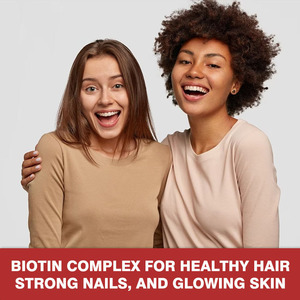 Cápsulas de Biotina de Marca Privada para una Piel Saludable, Mejoran el Sistema Inmunológico, Cápsulas de Vitamina C y Colágeno Bovino - Product Image 4