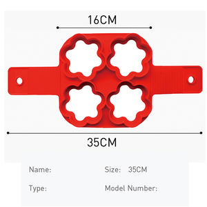 Stampo per Uova in Silicone Antiaderente di Grado Alimentare, Modello per Uova Fritte e Pancake, Personalizzabile con Colore e Logo, Lunga Durata - Product Image 3