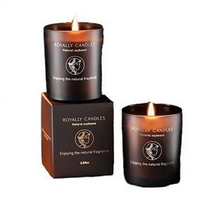 Royally <b>Candles</b> Natural Soy Wax Scented <b>Candle</b> 3.53oz <b>Glass</b> <b>Jar</b> Aromatherapy Home Decoration Luxurious Style - Product Image 4