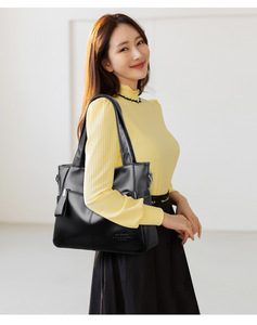 New Trendy Pu <b>Leather</b> Tote Shoulder <b>Bag</b> for Women Satchel Handbag with Top Handles <b>Soft</b> Handbags Vintage Shoulder Purses - Product Image 2