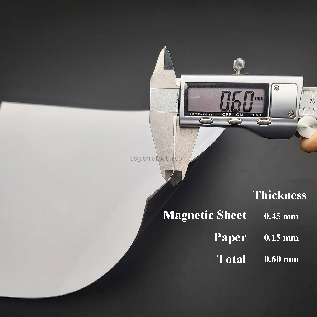 Mürekkep püskürtmeli baskı manyetik fotoğraf kağıdı mıknatıs A4 kauçuk baskı yaprak kağıt