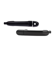 Kit de poignées de porte extérieures noires de remplacement pour Versa Sedan/Hatchback X-Trail Altima 2007-2012, ensemble de 2 pièces, OE 80640-EL12A