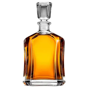 Premium hediye eski moda cam viski bardağı dekanter seti içme Barware parti düğün