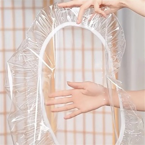 Cubierta de <span class=keywords><strong>Mesa</strong></span> Ovalada Transparente de PVC, Protector de <span class=keywords><strong>Vinilo</strong></span> Resistente al Agua para <span class=keywords><strong>Mesa</strong></span> de Comedor, Escritorio, Uso en Exteriores, Logotipo Personalizado - Product Image 3