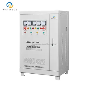 SVC voltage stabilizer 100 KVA 3 phase automatic voltage stabilizer New design